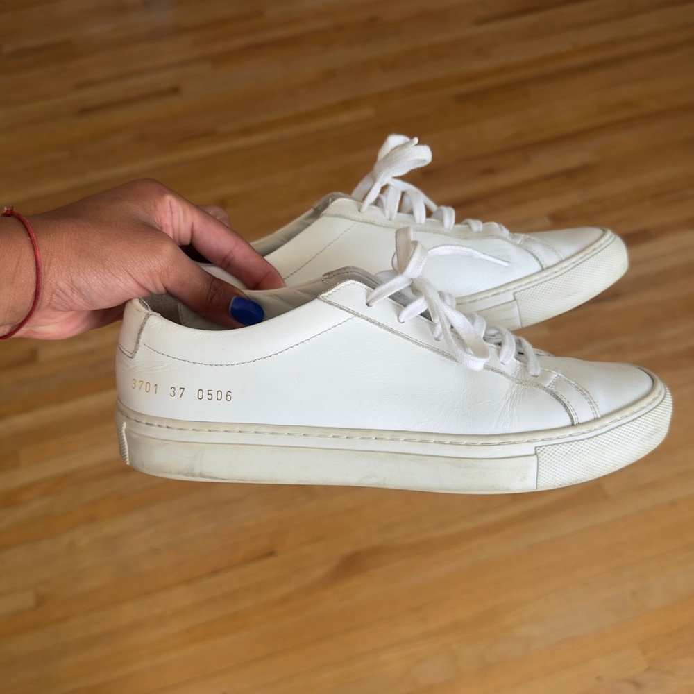 COMMON PROJECTS - Achilles Leather Low-Top Sneakers